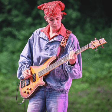 bass guitar player